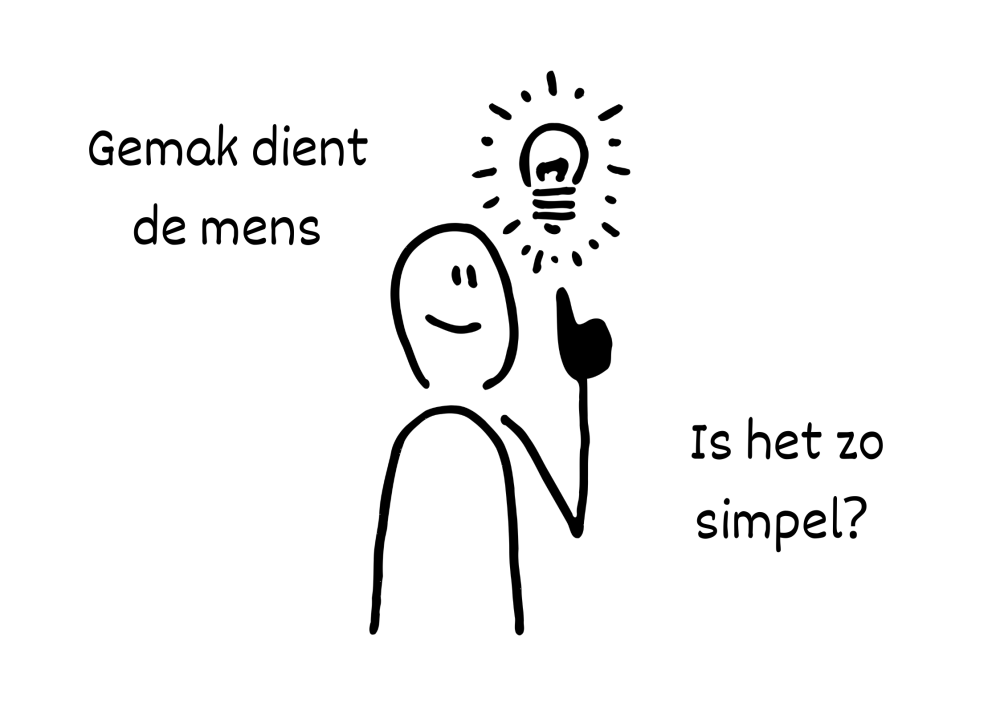 Ease serves humanity: is it really that simple?